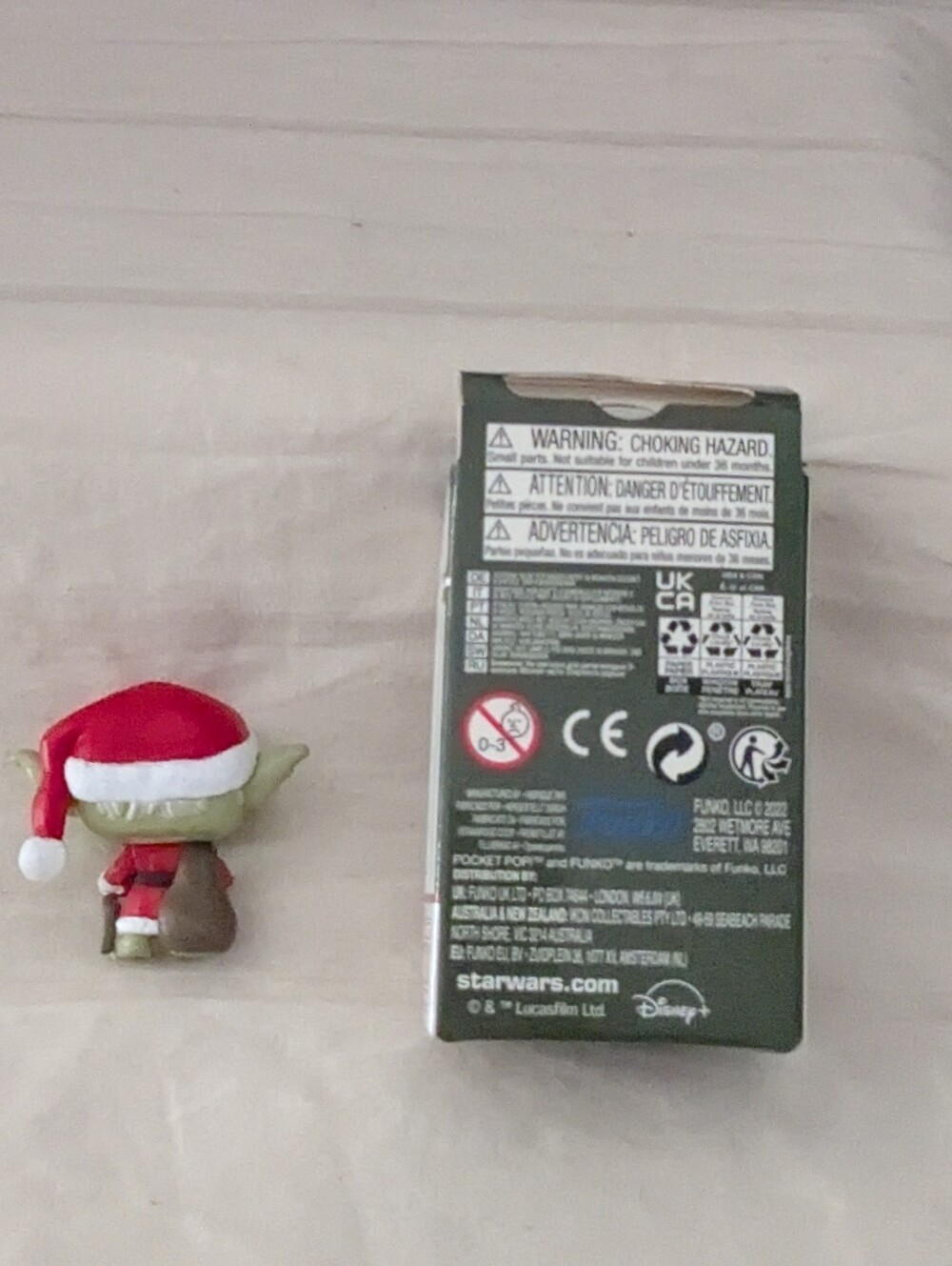 Star Wars Funko Pocket Pop Bundle: Fennec Shand NIB & Loose Santa Yoda - Picture 5 of 8